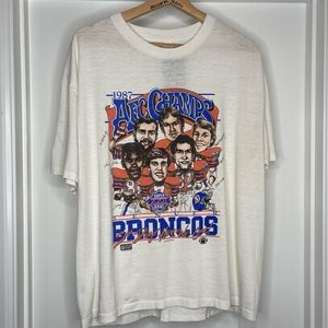 1987 single stitch Broncos AFC Champs shirt🏈🧡